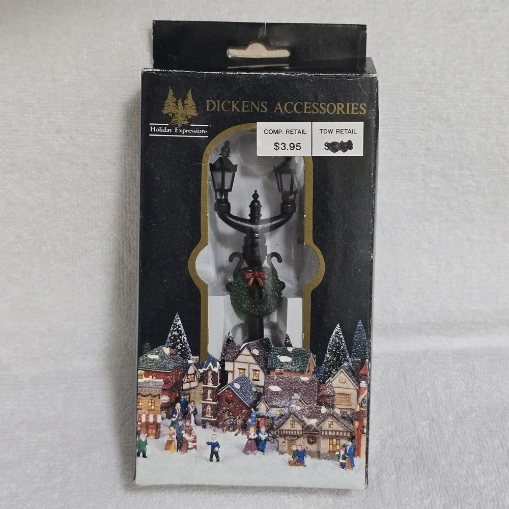 VTG Noma Dickensville Christmas Village Accessories Lot Of 5‎ Dept. 56